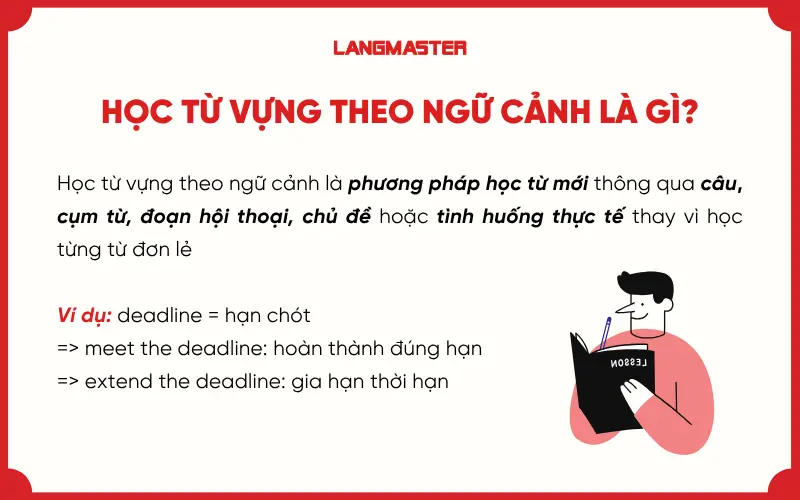 Học từ vựng theo ngữ cảnh là gì