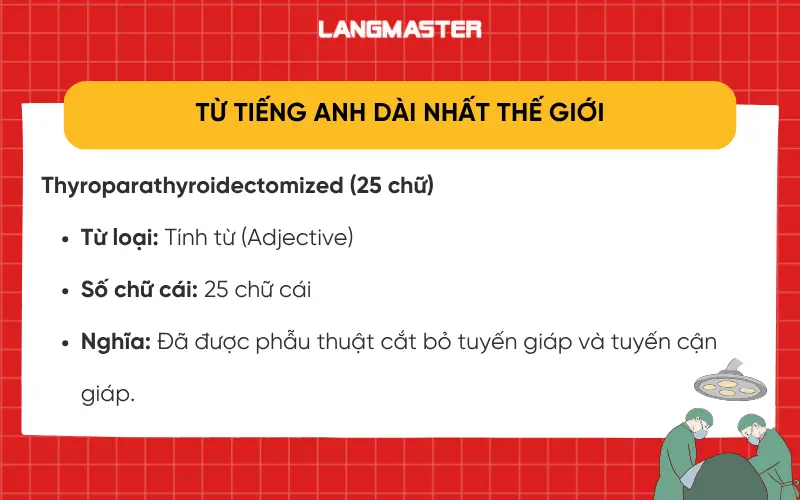 Các từ tiếng Anh dài nhất thế giới