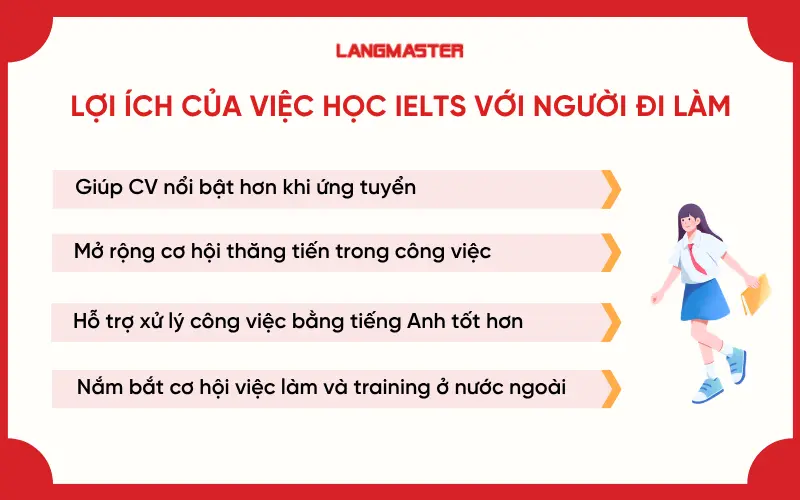 Lợi ích của việc học IELTS đối với người đi làm