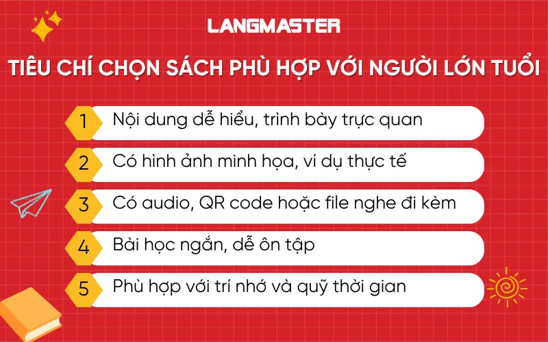 Tiêu chí chọn sách phù hợp với người lớn tuổi