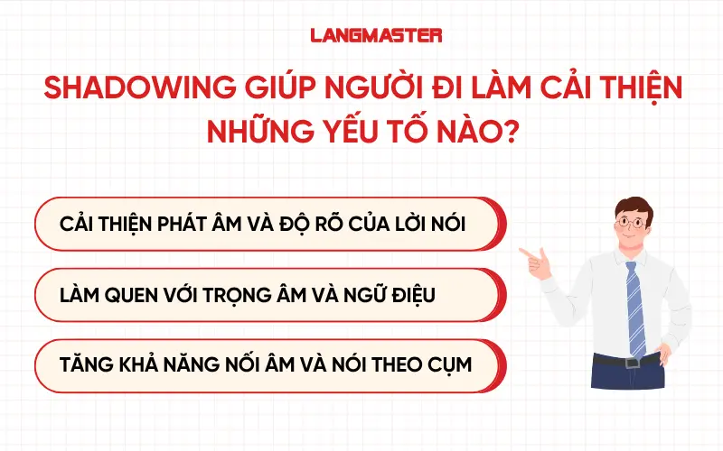 Shadowing giúp người đi làm cải thiện những yếu tố nào?