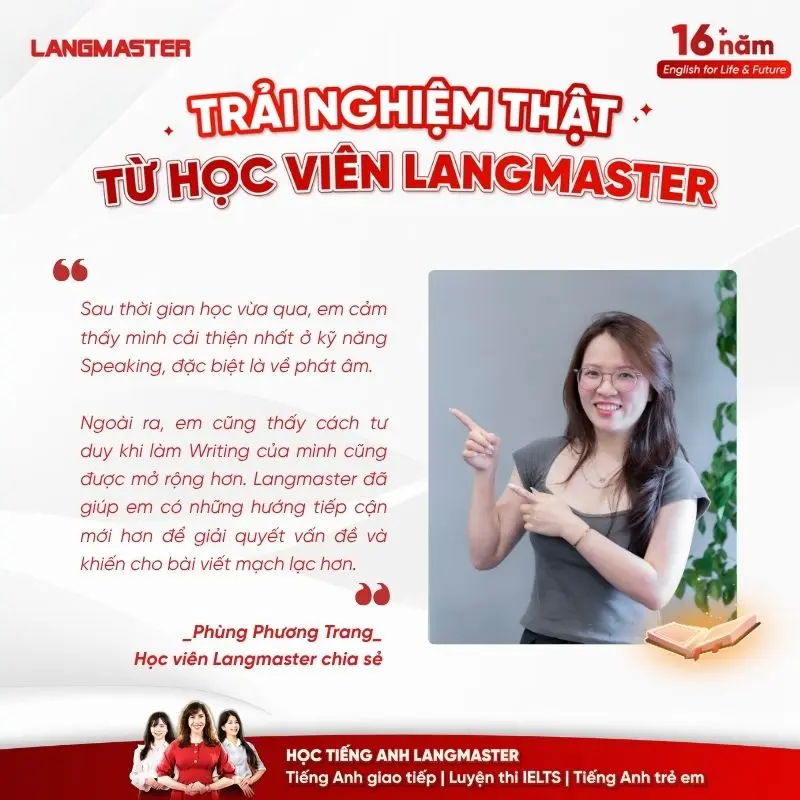 Phương Trang đã thay đổi như thế nào sau khi học tại Langmaster