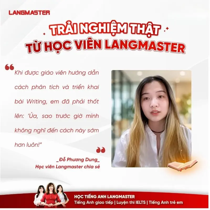 Vì sao Phương Dung chọn học IELTS tại Langmaster