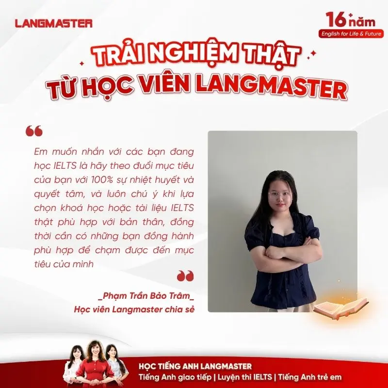 Chia sẻ từ Bảo Trâm dành cho người đang học IELTS