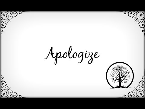 CẤU TRÚC Apologize - Phân biệt CẤU TRÚC Apologize và Sorry