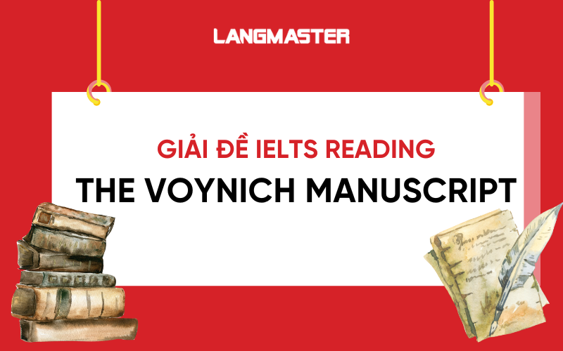 Giải đề IELTS Reading: The Voynich Manuscript [Full answers]