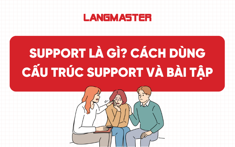 Support là gì? Cách dùng cấu trúc support và bài tập
