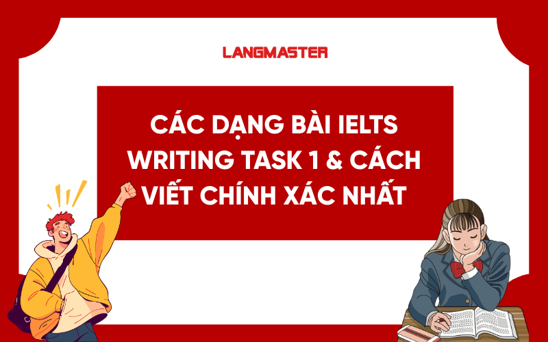Các dạng bài IELTS Writing Task 1 và cách viết chính xác nhất