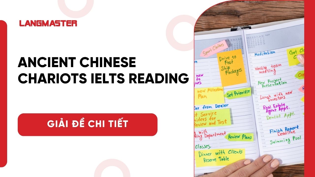 Ancient Chinese chariots IELTS Reading: Giải đề chi tiết