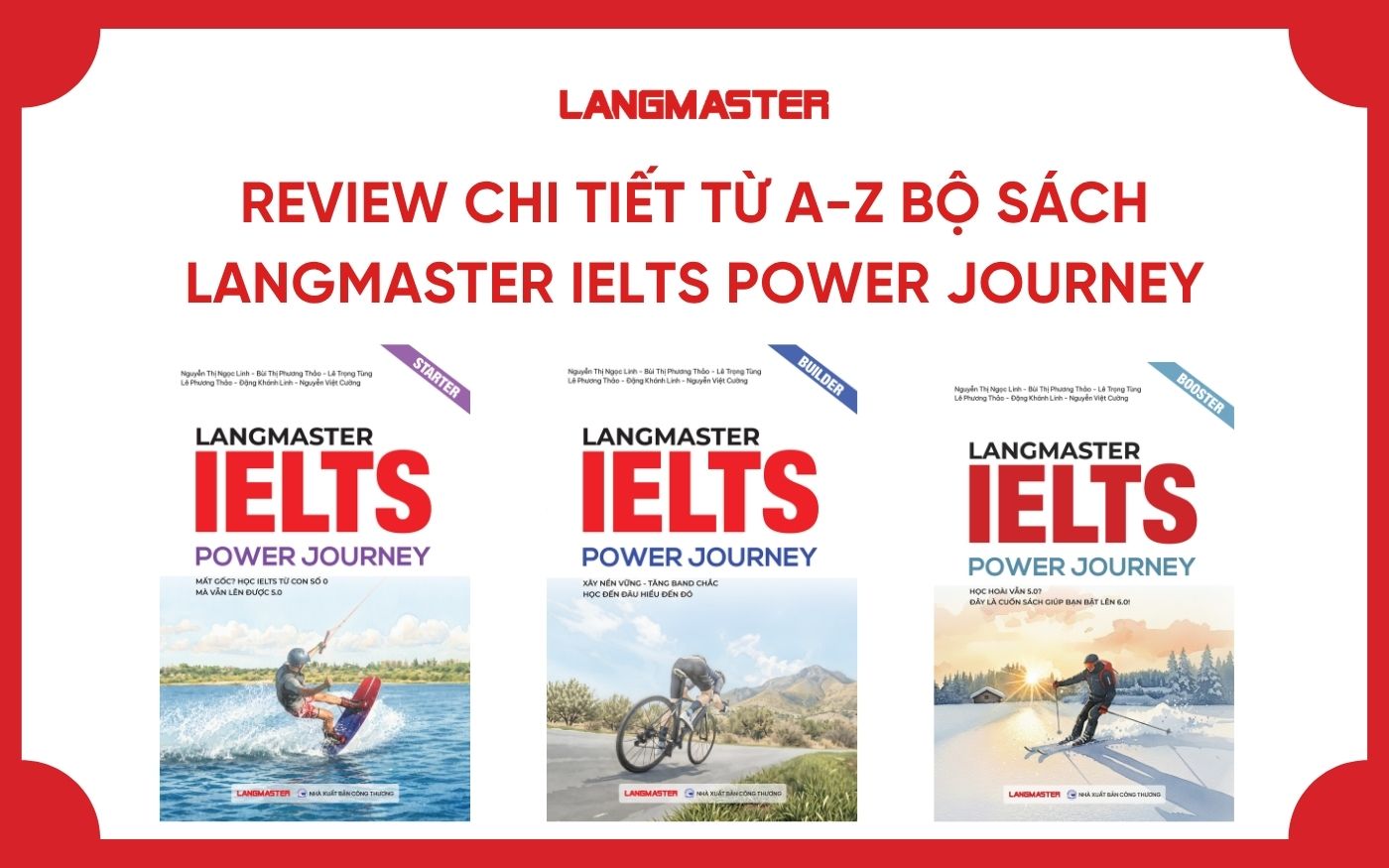 [MIỄN PHÍ] Bộ sách Langmaster IELTS Power Journey bứt phá band 5.0+